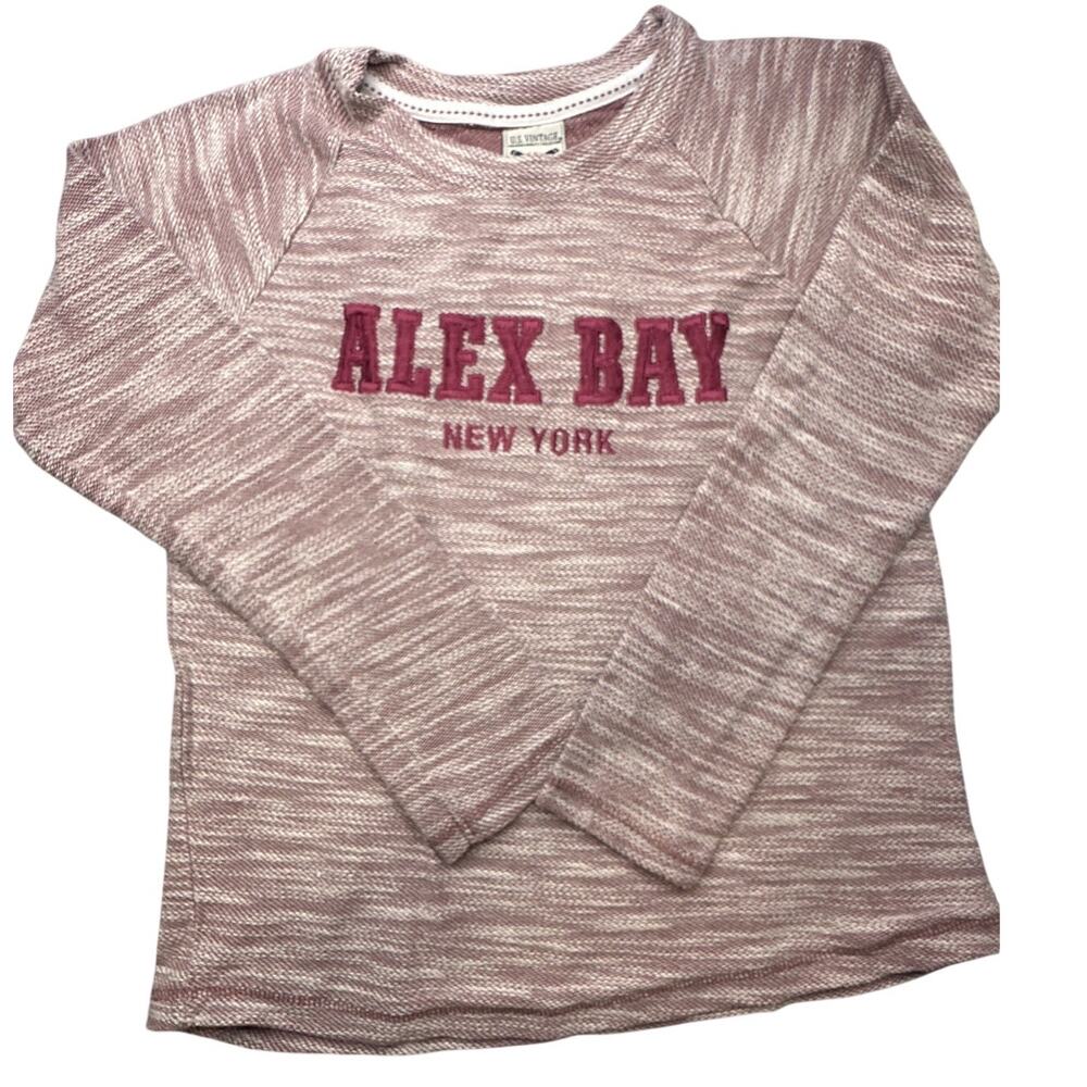 U.S. Vintage Alex Bay New York Textured Raglan Pullover S